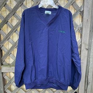 Izod Vintage 90’s Pullover Windbreaker size L Large